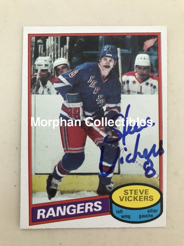 Steve Vickers - Autographed Card Opc 1980-81 #5