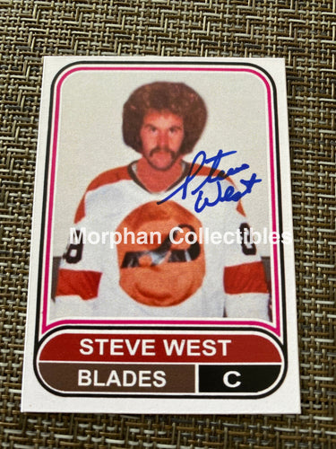 Steve West- Autographed Card - Custom Baltimore Blades