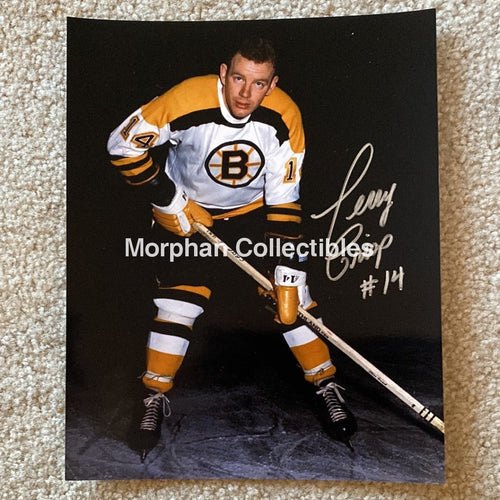 Terry Crisp - Autographed Boston Bruins 8X10 Photo