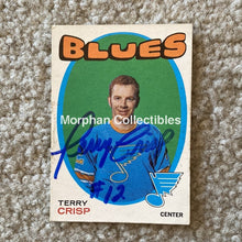 Load image into Gallery viewer, Terry Crisp - Autographed Card 1971-72 Opc Card
