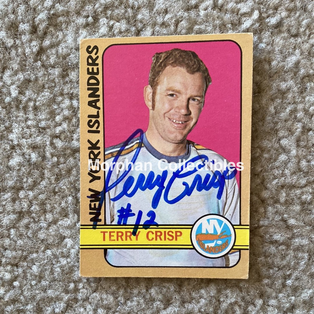 Terry Crisp - Autographed Card 1972-73 Opc Card