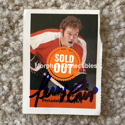 Terry Crisp - Autographed Card Loblaws Mini