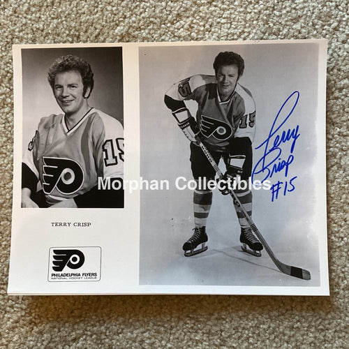 Terry Crisp - Autographed Philadelphia Flyers 8X10 Photo