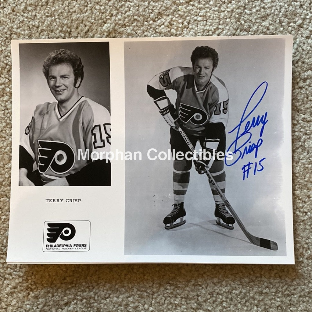 Terry Crisp - Autographed Philadelphia Flyers 8X10 Photo