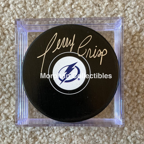 Terry Crisp - Autographed Puck Tampa Bay Lightning