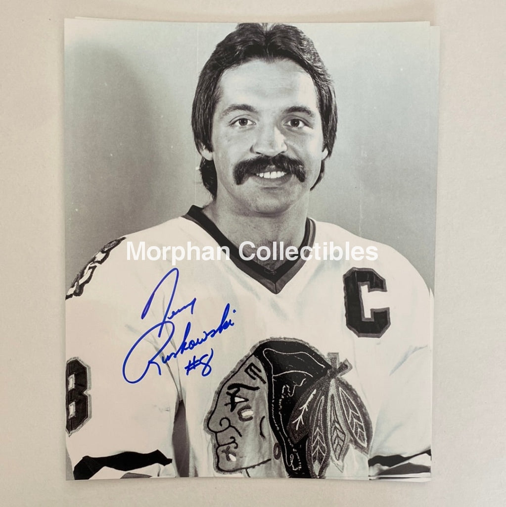 Terry Ruskowski - Autographed 8X10 Photo Chicago Blackhawks