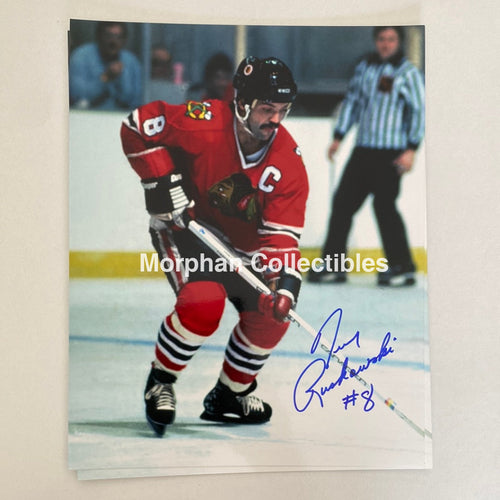 Terry Ruskowski - Autographed 8X10 Photo Chicago Blackhawks