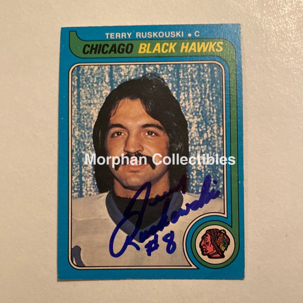 Terry Ruskowski - Autographed Card Opc 1979-80