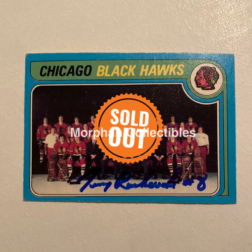 Terry Ruskowski - Autographed Card Opc 1979-80 Team