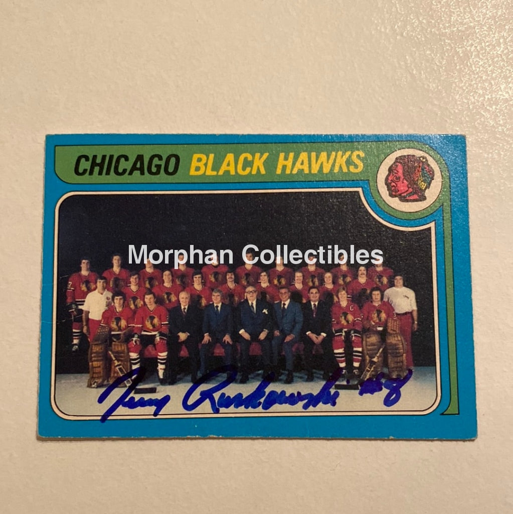 Terry Ruskowski - Autographed Card Opc 1979-80 Team