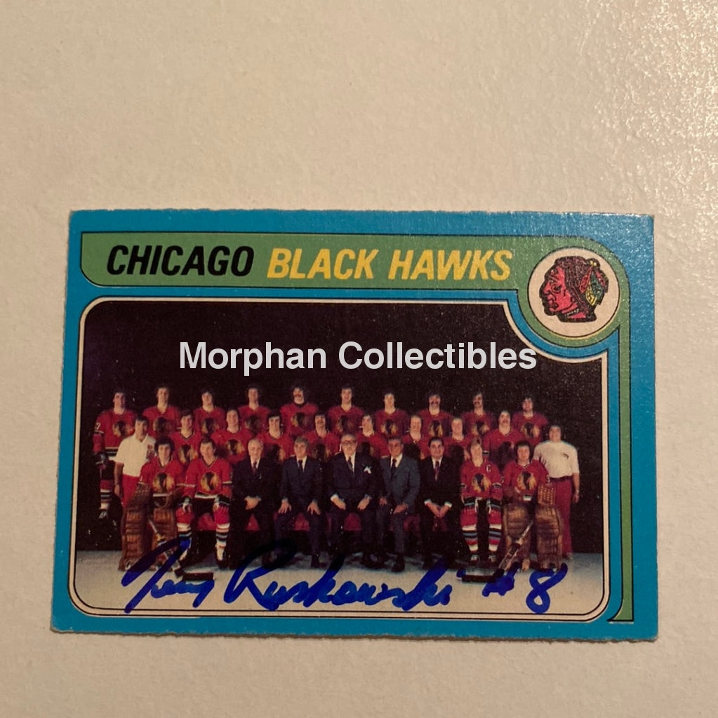 Terry Ruskowski - Autographed Card Opc 1979-80 Team