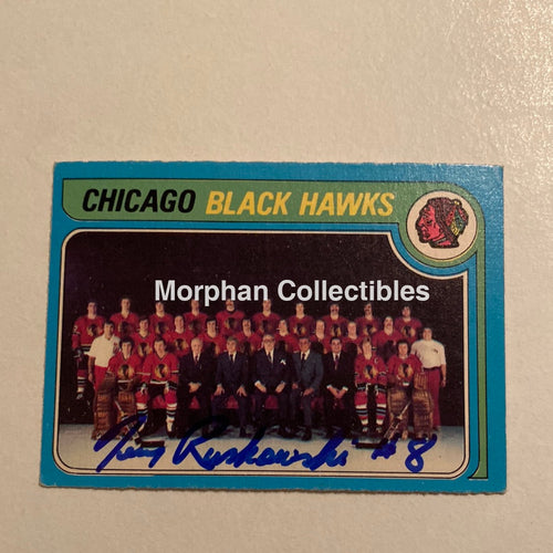 Terry Ruskowski - Autographed Card Opc 1979-80 Team
