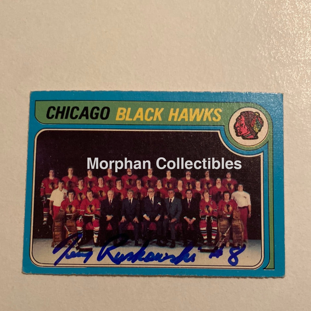 Terry Ruskowski - Autographed Card Opc 1979-80 Team
