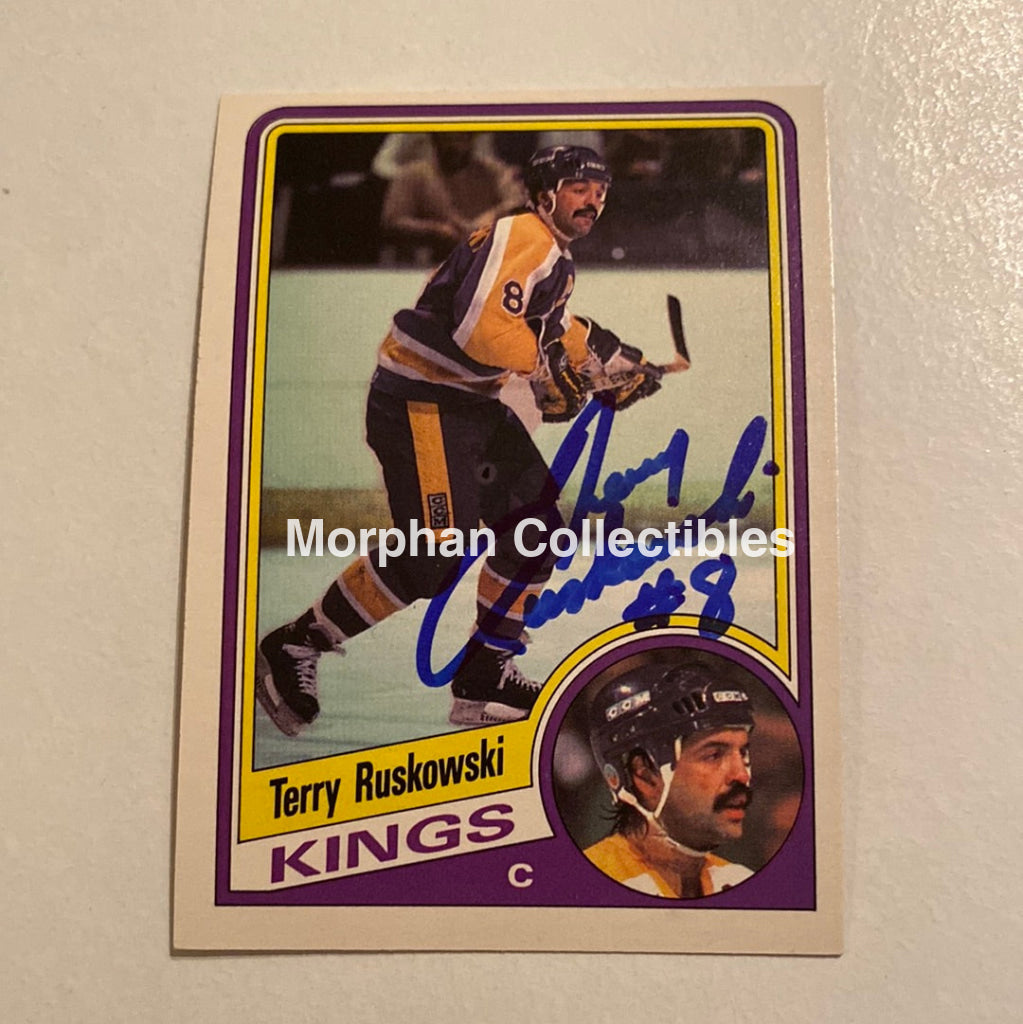 Terry Ruskowski - Autographed Card Opc 1984-85