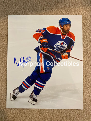 Theo Peckham - Autographed 8X10 Photo Edmonton Oilers Smudge