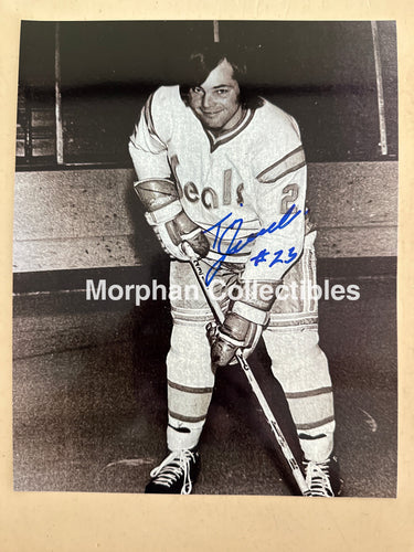 Tim Jacobs - Autographed 8x10 Photo - California Seals Photo