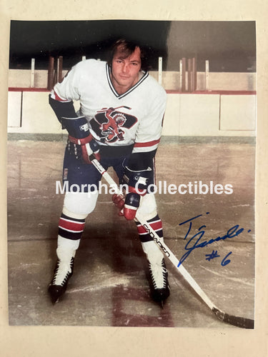 Tim Jacobs - Autographed 8x10 Photo - Springfield Indians Photo