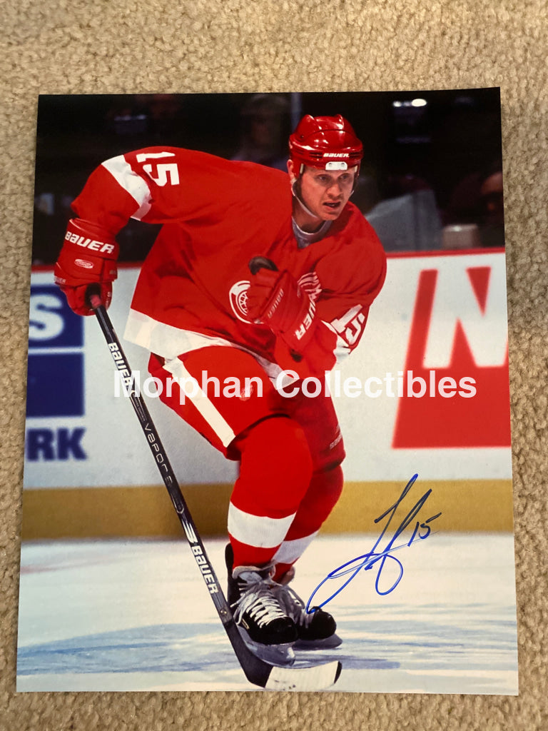 Todd Gill - Autographed 8X10 Photo Detroit Red Wings