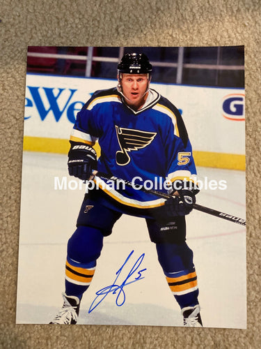 Todd Gill - Autographed 8X10 Photo St Louis Blues
