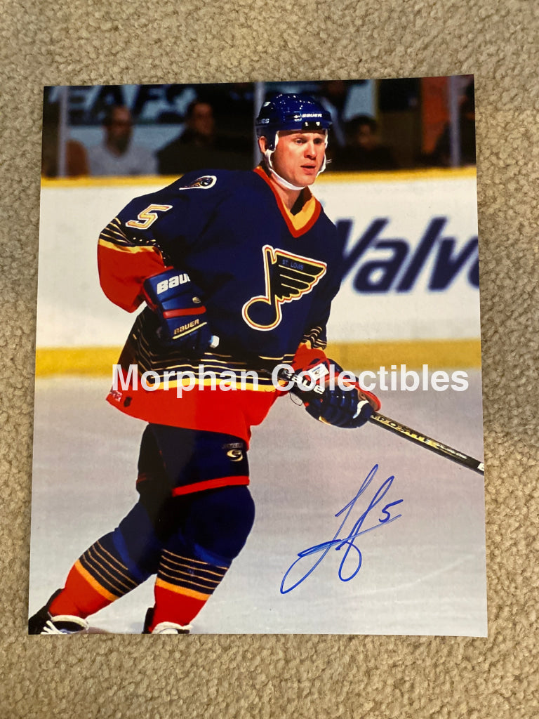 Todd Gill - Autographed 8X10 Photo St Louis Blues