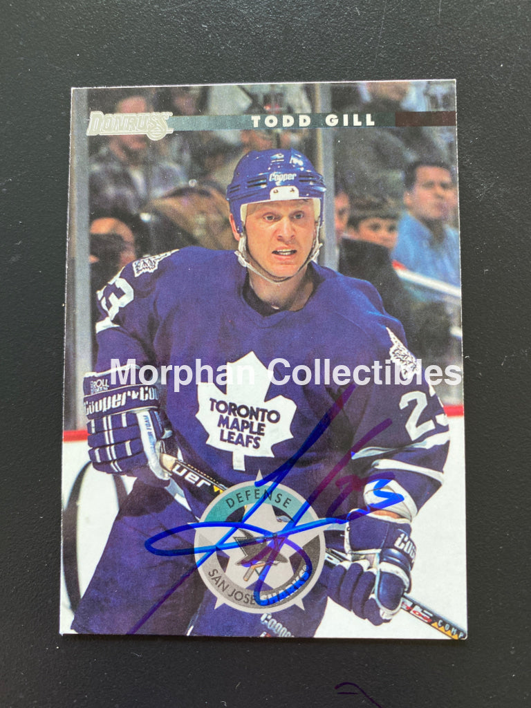 Todd Gill - Autographed Card Donruss 1996/97