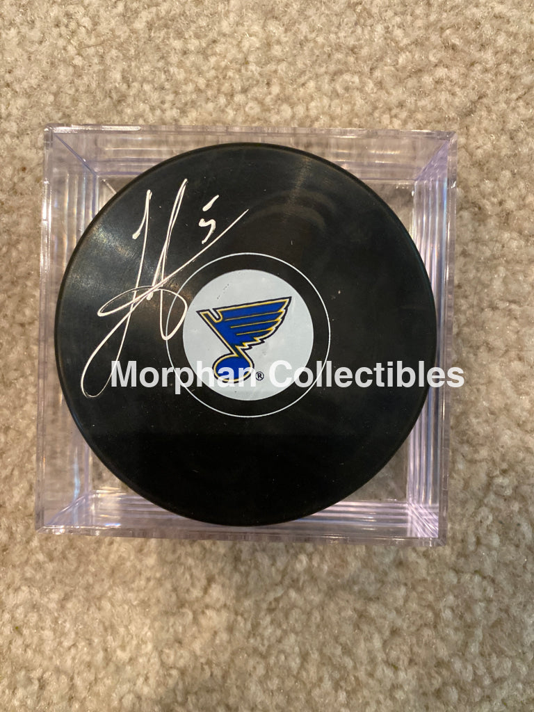 Todd Gill - Autographed Puck St Louis Blues