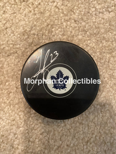 Todd Gill - Autographed Puck Toronto Maple Leafs