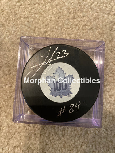 Todd Gill - Autographed Puck Toronto Maple Leafs