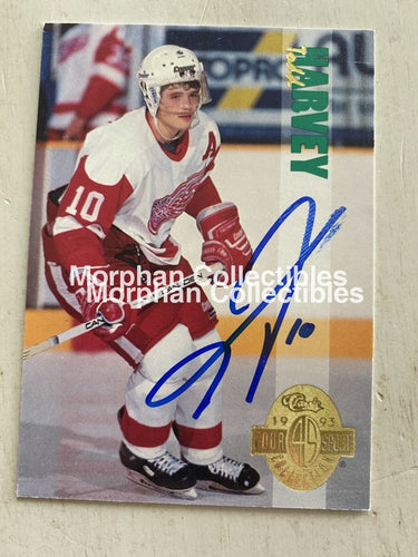 Todd Harvey Autographed Cards Card
