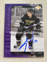 Load image into Gallery viewer, Todd Harvey Autographed Cards Card
