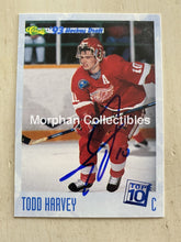 Load image into Gallery viewer, Todd Harvey Autographed Cards Card
