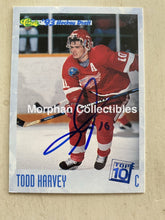 Load image into Gallery viewer, Todd Harvey Autographed Cards Card
