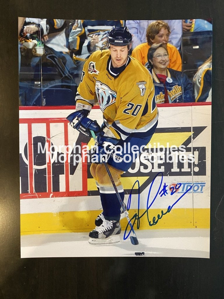Todd Warriner - Autographed Photos Predators 8X10 #1 Photo