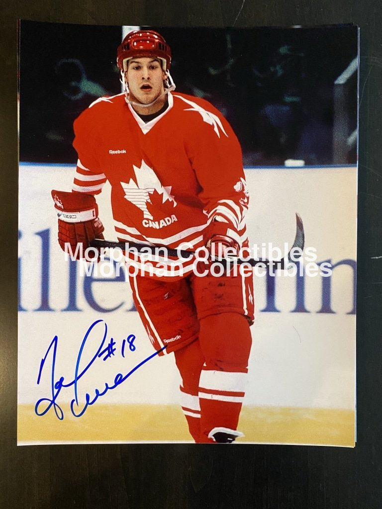 Todd Warriner - Autographed Photos Team Canada 8X10 #1 Photo