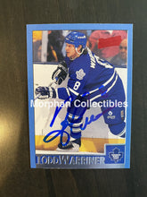 Load image into Gallery viewer, Todd Warner Autographed Cards 1995-96 Bowman Card
