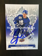 Load image into Gallery viewer, Todd Warner Autographed Cards Centennial #2 Card
