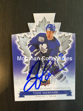 Load image into Gallery viewer, Todd Warner Autographed Cards Centennial Diecut #2 Card
