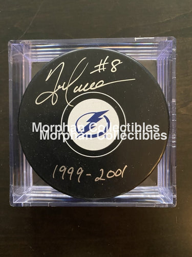 Todd Warriner - Autographed Puck Tampa Bay Lightning
