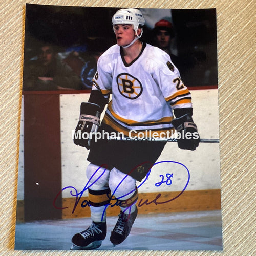 Tom Fergus - Autographed Boston Bruins 8X10 Photo