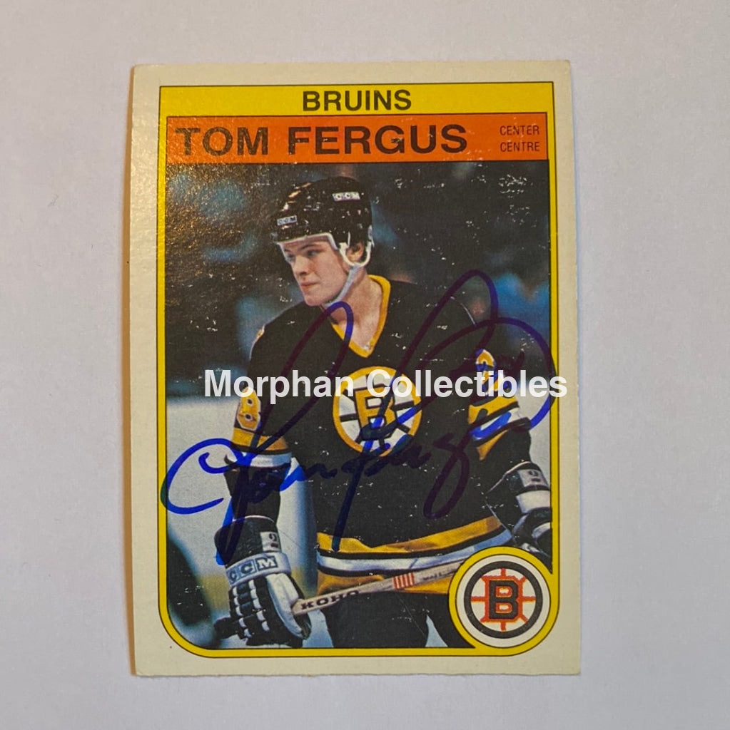Tom Fergus - Autographed Card 1982-83 Opc Rookie