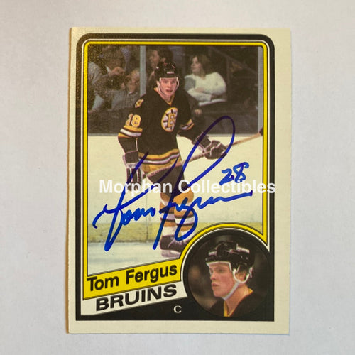 Tom Fergus - Autographed Card 1984-85 Opc
