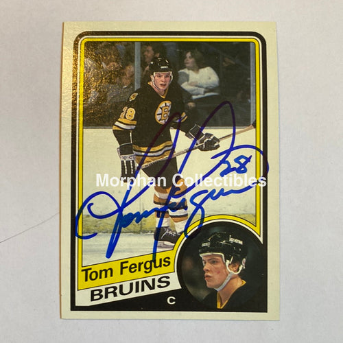 Tom Fergus - Autographed Card 1984-85 Opc
