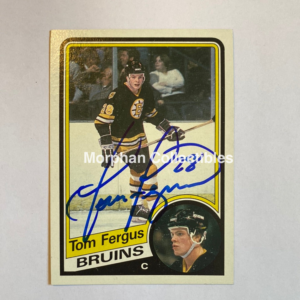 Tom Fergus - Autographed Card 1984-85 Opc