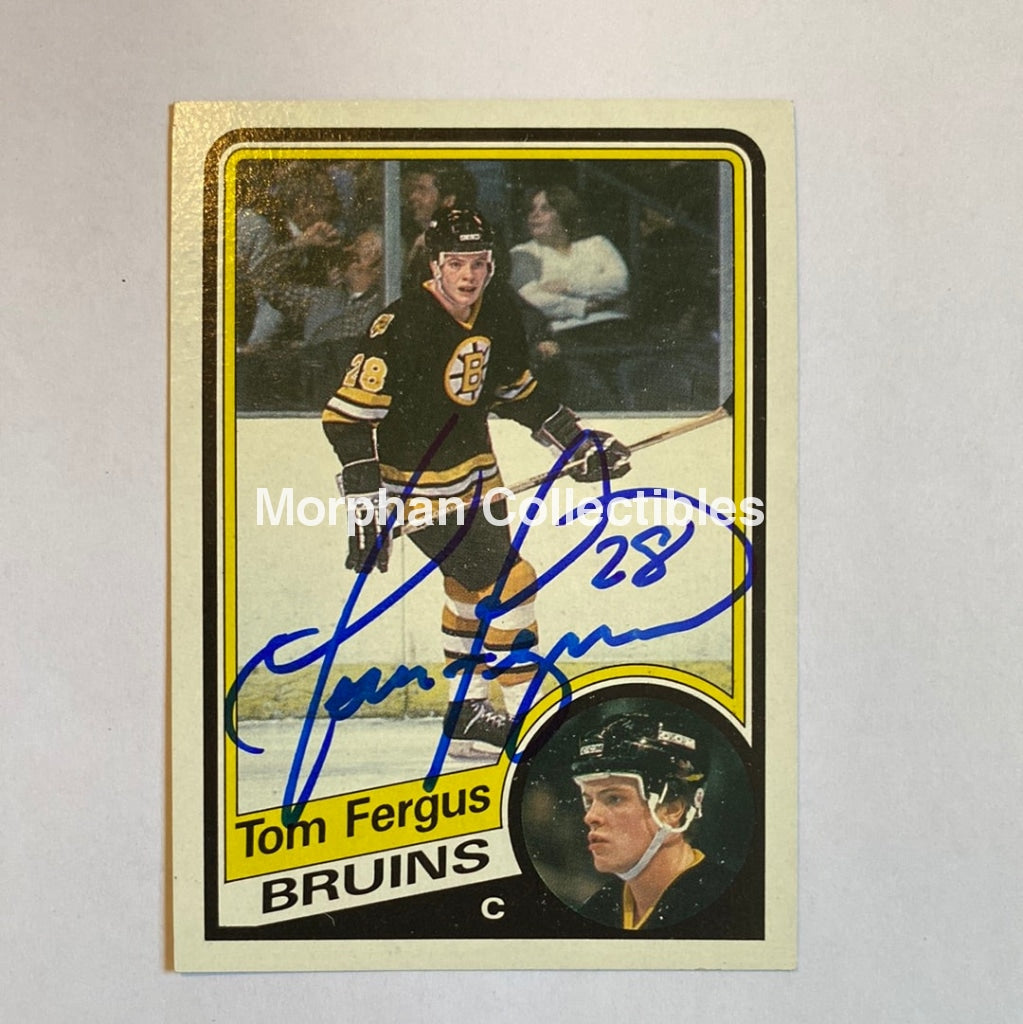 Tom Fergus - Autographed Card 1984-85 Opc