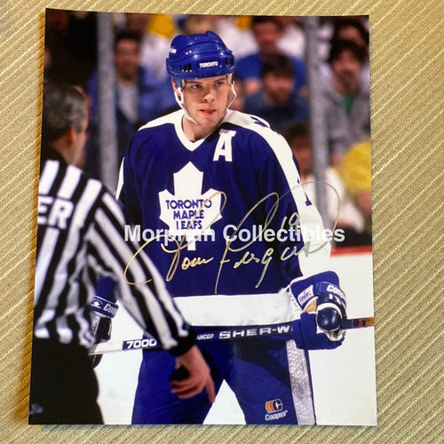Tom Fergus - Autographed Toronto Maple Leafs 8X10 Photo