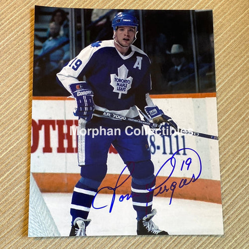 Tom Fergus - Autographed Toronto Maple Leafs 8X10 Photo