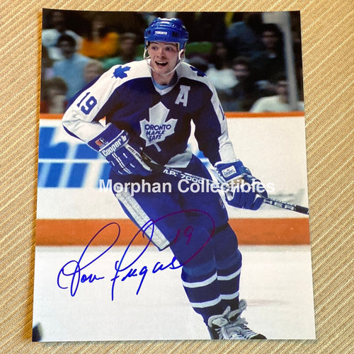 Tom Fergus - Autographed Toronto Maple Leafs 8X10 Photo