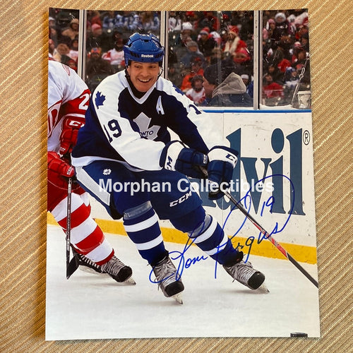 Tom Fergus - Autographed Toronto Maple Leafs 8X10 Photo