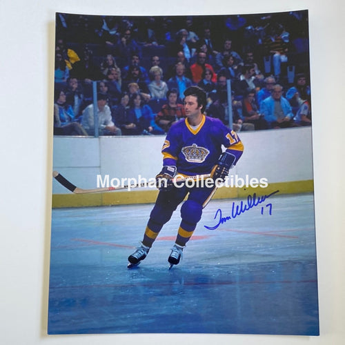 Tom Williams - Autographed 8X10 Photo Los Angelos Kings