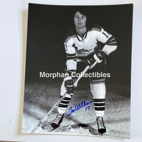 Tom Williams - Autographed 8X10 Photo New York Rangers
